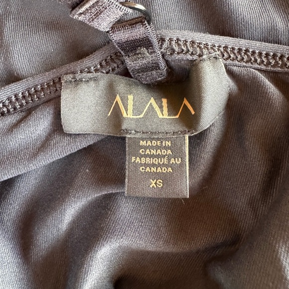 Alala Black T-BACK TANK Top size XS - Picture 4 of 8